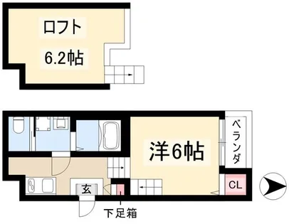 Villetta辻町【101号室】の間取り