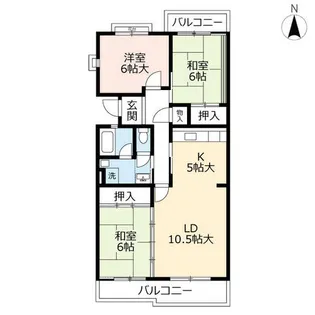 URもりつね【0180204号室】の間取り