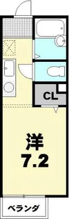 ハイツ藤井【1階】の間取り