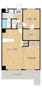 リオグランデ八幡【502号室】の間取り