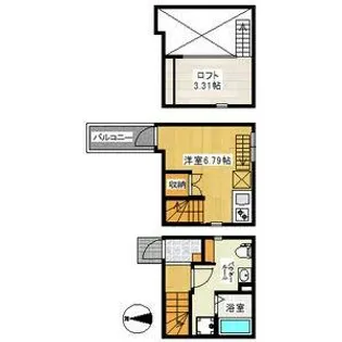 Sumitai栄生【101号室】の間取り