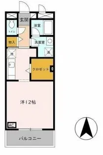 フィオーレ北条【1階】の間取り