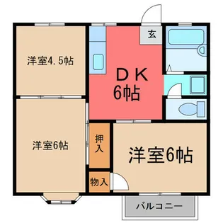 ファミイエ【1階】の間取り