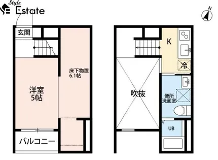 ルーナ・アンジュ【2階】の間取り
