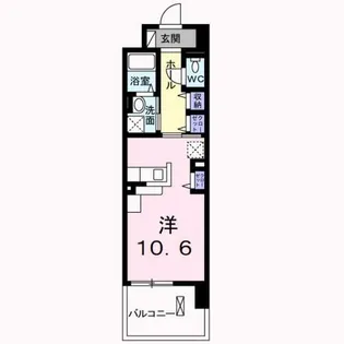 フェリス【4階】の間取り