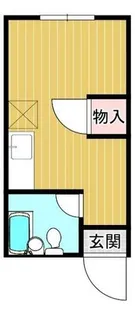 フレンドハイツ【2階】の間取り