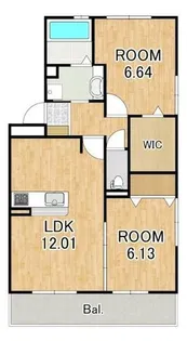 Euphoria Ⅱ【1階】の間取り