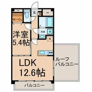 ポポラーレ【4階】の間取り
