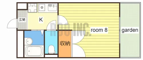 リッチウォーク市役所前【1階】の間取り