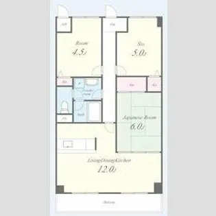 グランドハイツ【2階】の間取り