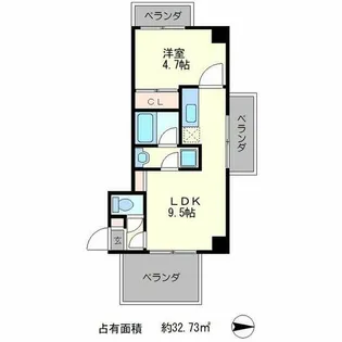 おーりとーりⅣ【4階】の間取り