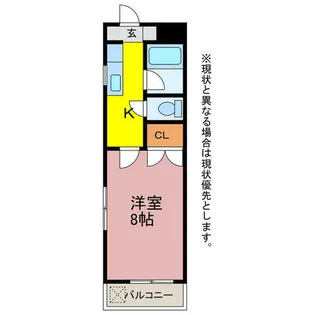グリーンパークⅠ【2階】の間取り