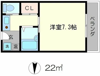 グランツ62【1階】の間取り