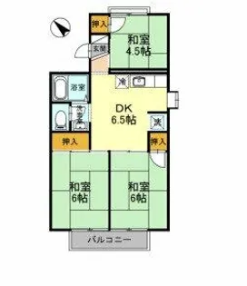 サントス泉ヶ丘【1階】の間取り