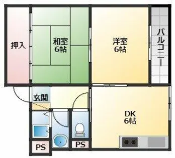 Y’s COURT【2階】の間取り