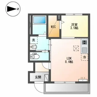 Pavillon Saburon【1階】の間取り