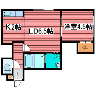 モンレーヴ【3階】の間取り