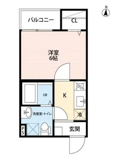 シャインスター【2階】の間取り