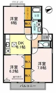 エトアール【1階】の間取り