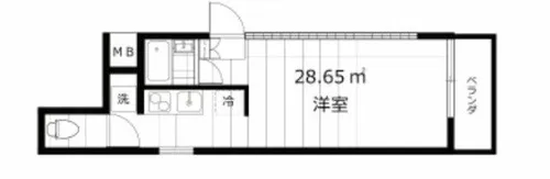 匠空天満【5階】の間取り
