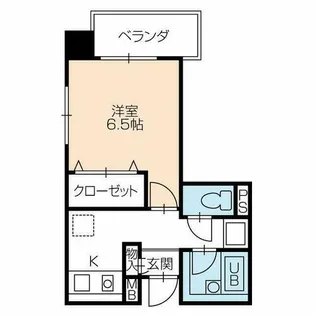 大竹ビル【402号室】の間取り
