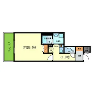 プライム西洞院【6階】の間取り