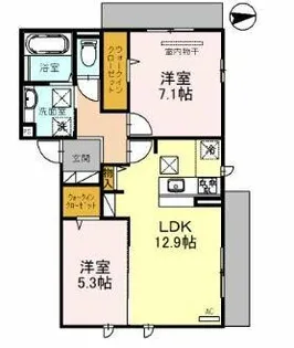 エスト山王【2階】の間取り