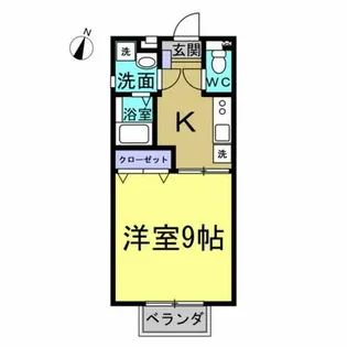 レーヴ【1階】の間取り