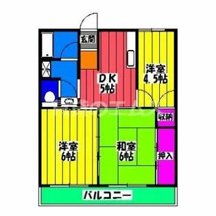 原まるまん第2ビル【6階】の間取り