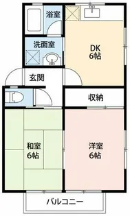 ハイツパー72 D棟【201号室】の間取り