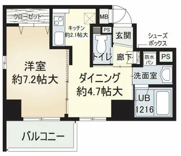カーサセレーネ【2階】の間取り