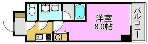 レーヴメゾン新神戸【3階】の間取り