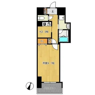 Diostanza【402号室】の間取り