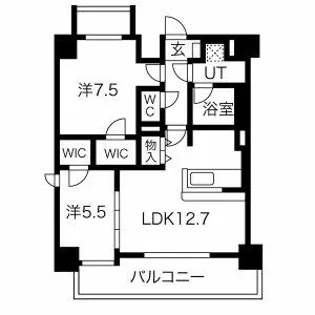 レガリア【901号室】の間取り