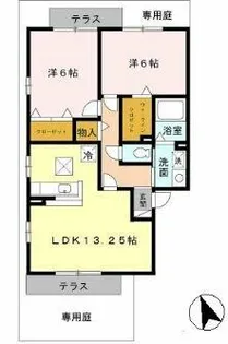 ファミール寿【1階】の間取り