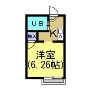 森ヶ丘ハイツ【2階】の間取り