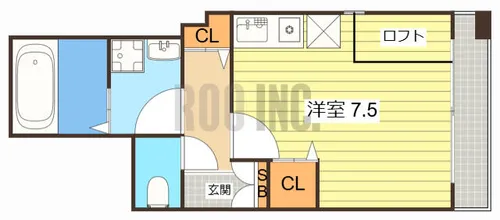 レナジア姫路ビル【601号室】の間取り