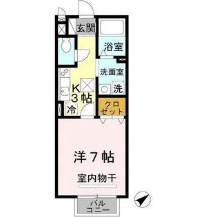 モナリエ【1階】の間取り