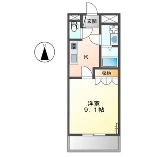 コーラル ガーデン【1階】の間取り