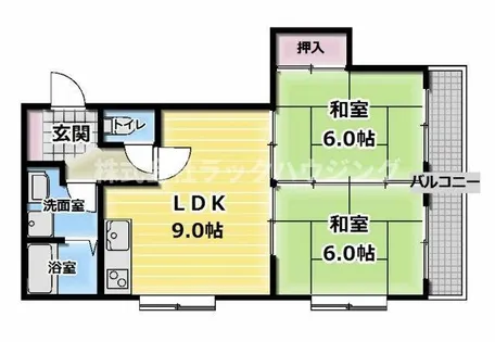 大阪府門真市大橋町【マンション】の間取り