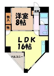 SS23ビル【4階】の間取り