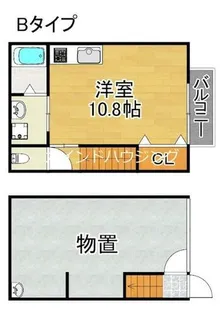 GAZZELE STYLE 西住之江【1階】の間取り