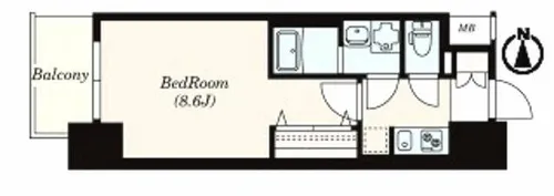 S-RESIDENCE金山West【7階】の間取り
