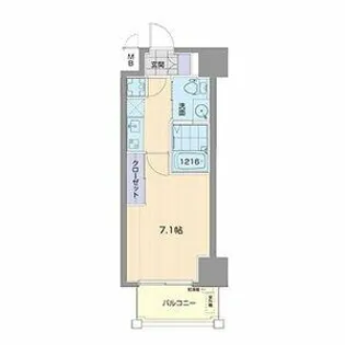 ライブコート千種【0302号室】の間取り