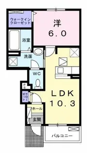 プログレスⅢ【1階】の間取り