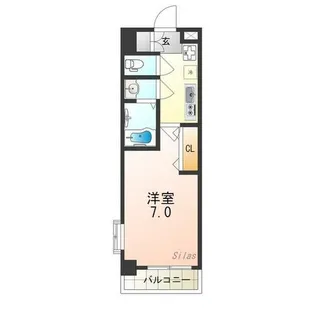 Luxe京都西大路【5階】の間取り