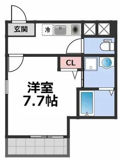 フジパレス緑橋WEST【1階】の間取り
