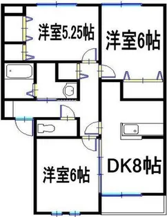 アーバンコートⅢ【203号室】の間取り