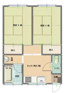 日明ビル【103号室】の間取り