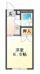 ハイシティ弥生【203号室】の間取り